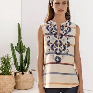 TORY BURCH Avery Sleeveless Tunic